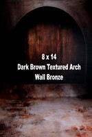 Dark Brown texture arch  8 x 14